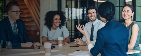 Colleagues in a meeting