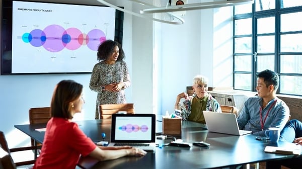 Colleagues in a meeting